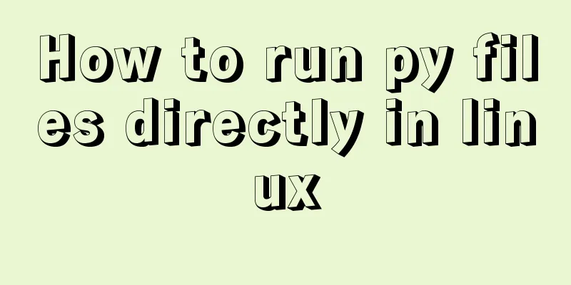 How to run py files directly in linux