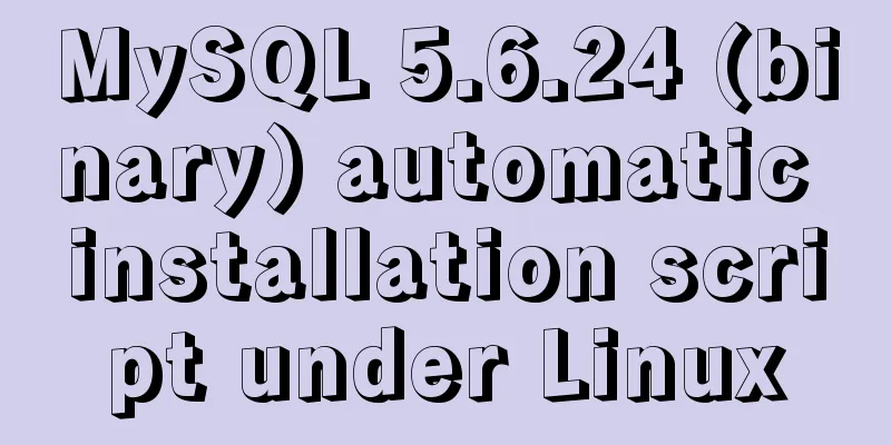 MySQL 5.6.24 (binary) automatic installation script under Linux