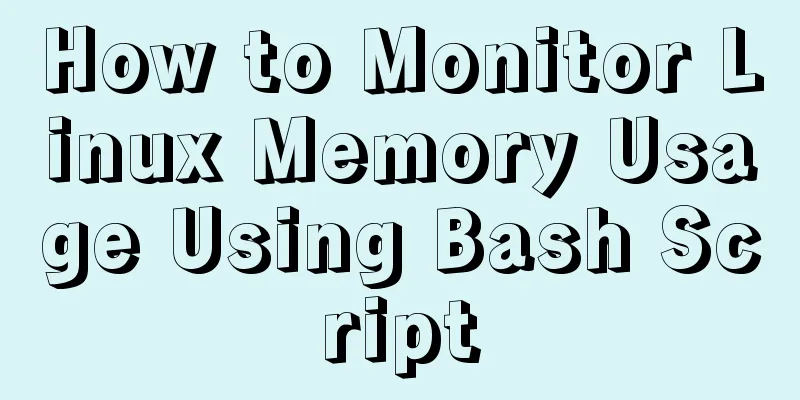 How to Monitor Linux Memory Usage Using Bash Script