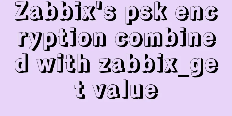 Zabbix's psk encryption combined with zabbix_get value