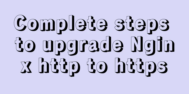 Complete steps to upgrade Nginx http to https