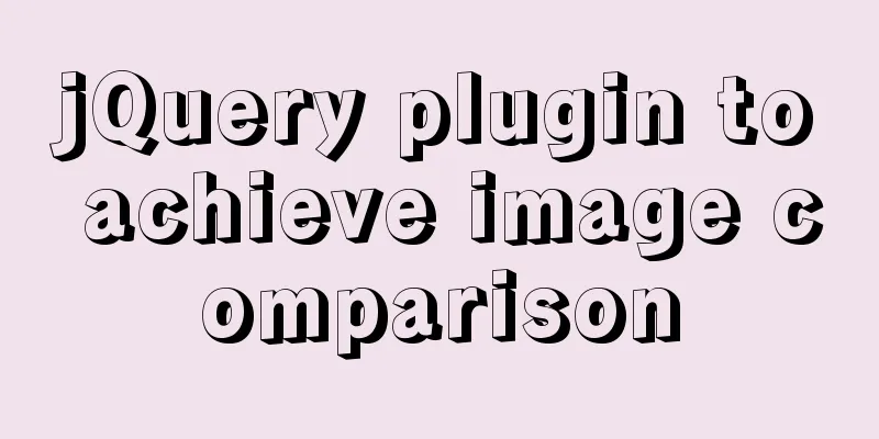 jQuery plugin to achieve image comparison