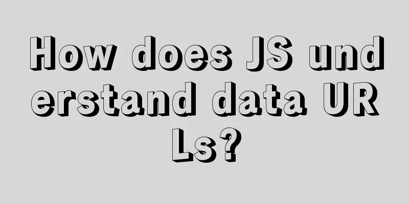 How does JS understand data URLs?