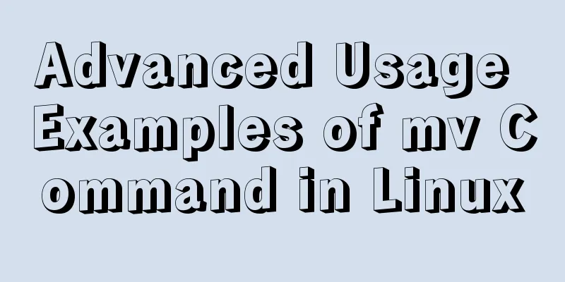 Advanced Usage Examples of mv Command in Linux