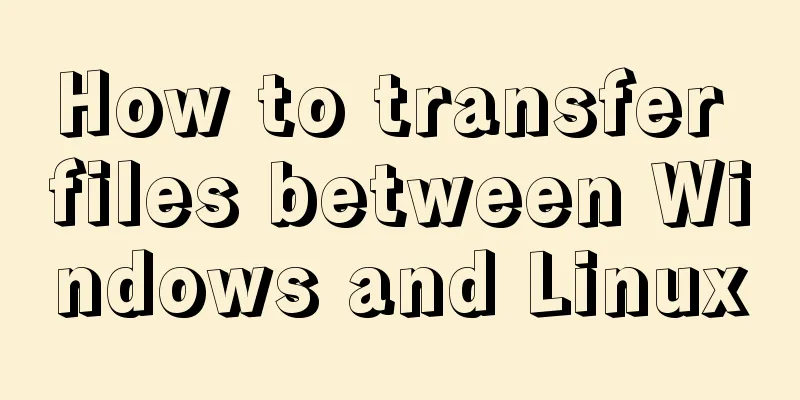 How to transfer files between Windows and Linux