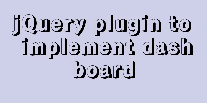 jQuery plugin to implement dashboard
