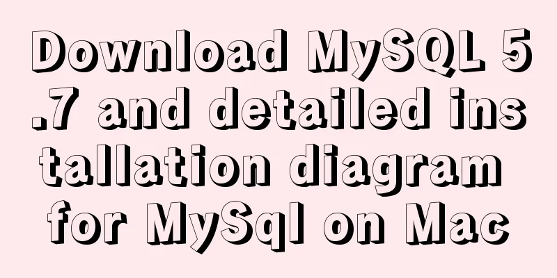 Download MySQL 5.7 and detailed installation diagram for MySql on Mac