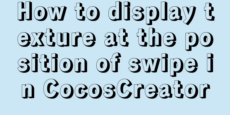 How to display texture at the position of swipe in CocosCreator