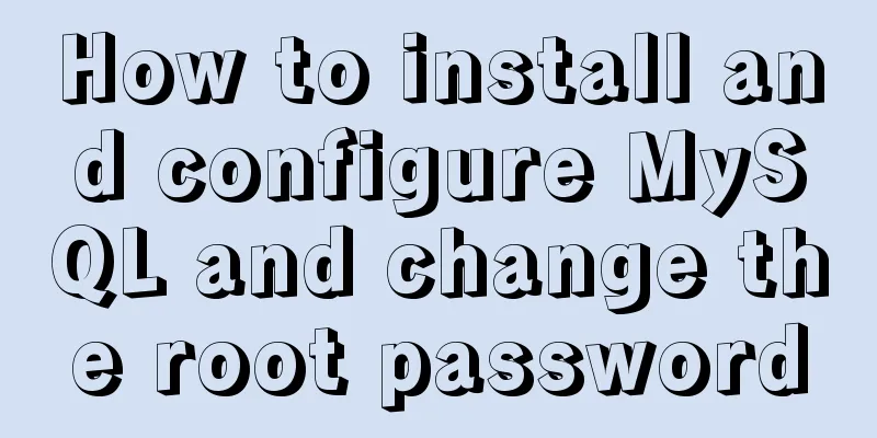 How to install and configure MySQL and change the root password