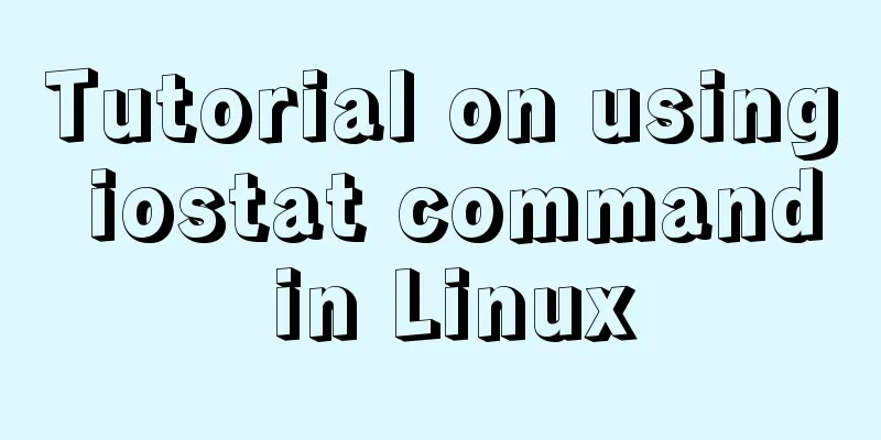 Tutorial on using iostat command in Linux