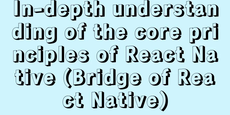 In-depth understanding of the core principles of React Native (Bridge of React Native)