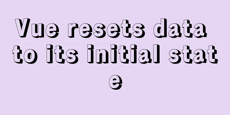 Vue resets data to its initial state