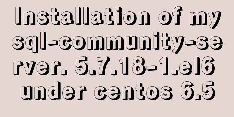 Installation of mysql-community-server. 5.7.18-1.el6 under centos 6.5