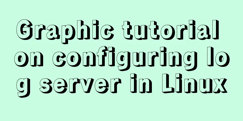 Graphic tutorial on configuring log server in Linux