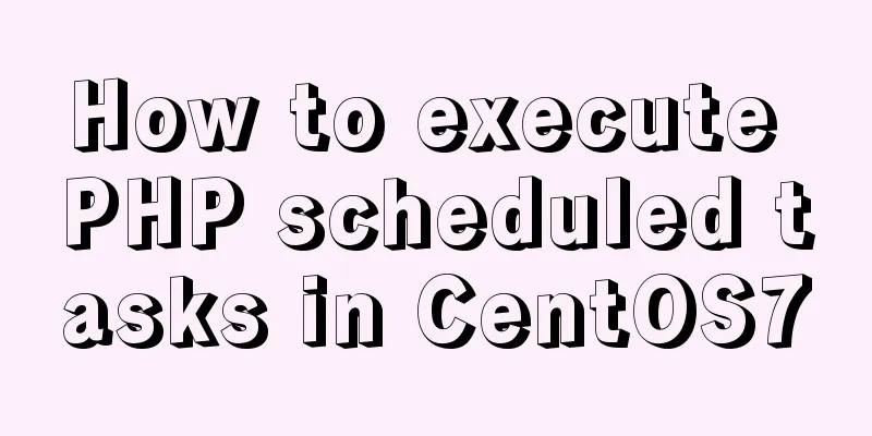 How to execute PHP scheduled tasks in CentOS7