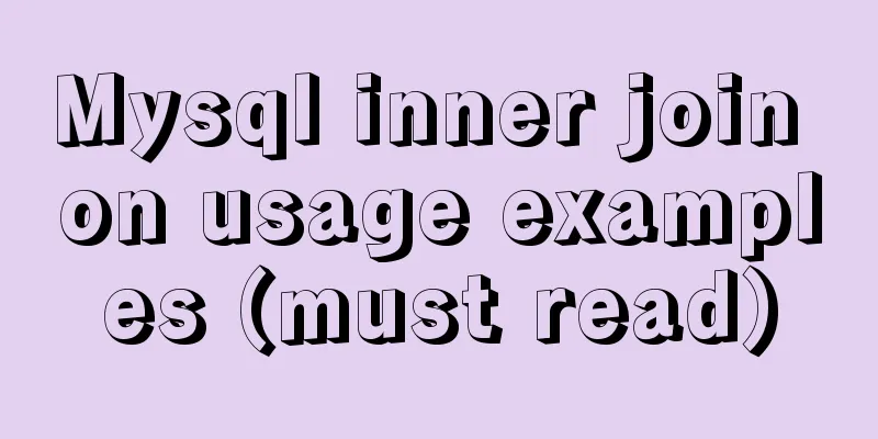 Mysql inner join on usage examples (must read)
