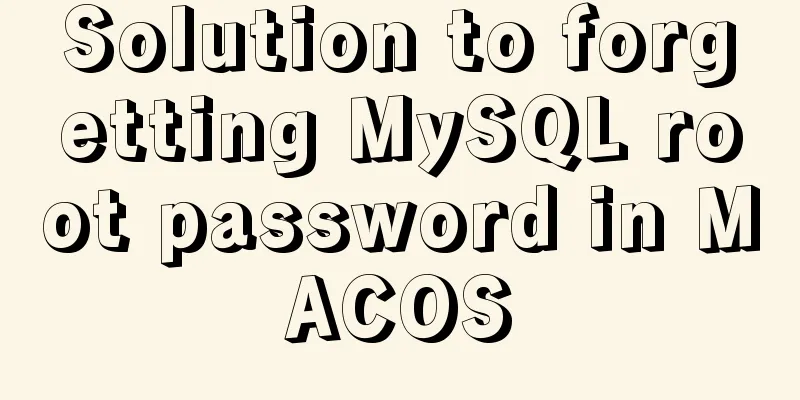 Solution to forgetting MySQL root password in MACOS