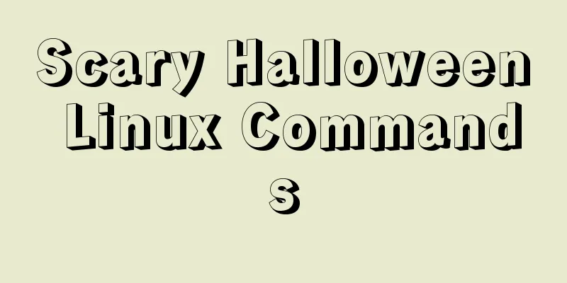 Scary Halloween Linux Commands