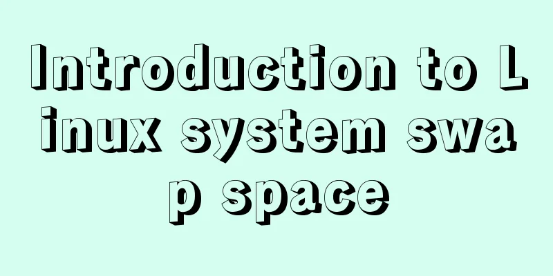 Introduction to Linux system swap space