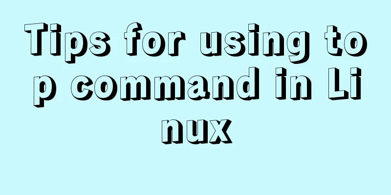 Tips for using top command in Linux