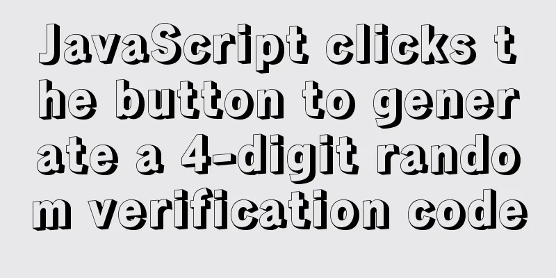 JavaScript clicks the button to generate a 4-digit random verification code