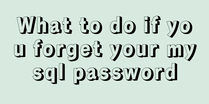 What to do if you forget your mysql password