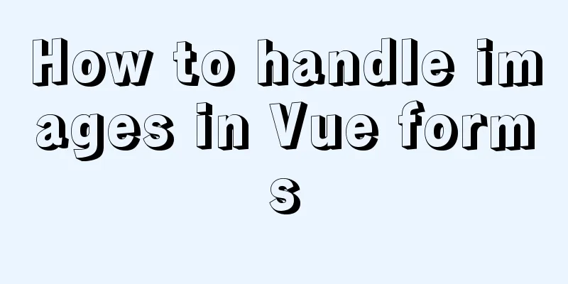 How to handle images in Vue forms