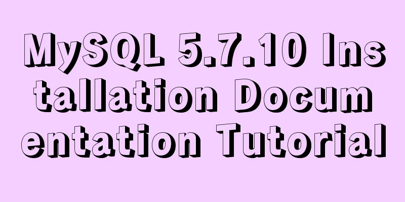 MySQL 5.7.10 Installation Documentation Tutorial