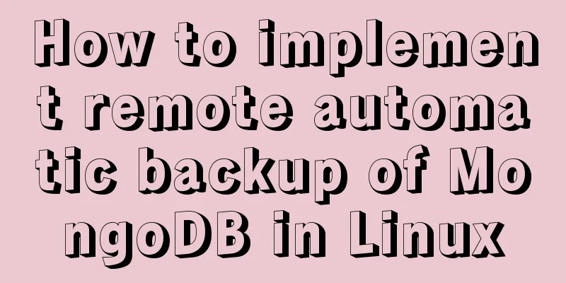 How to implement remote automatic backup of MongoDB in Linux