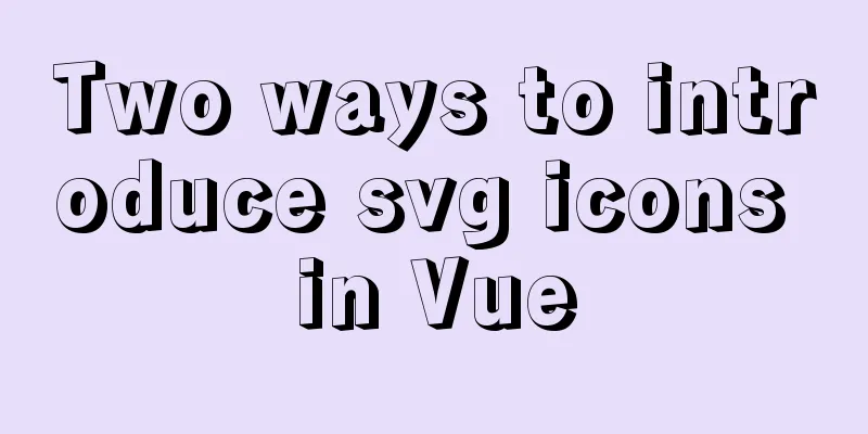 Two ways to introduce svg icons in Vue